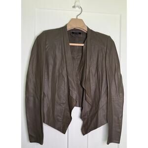 LaMarque Brown Leather Zura Cascade Jacket Size 2 ‎    Retail $598